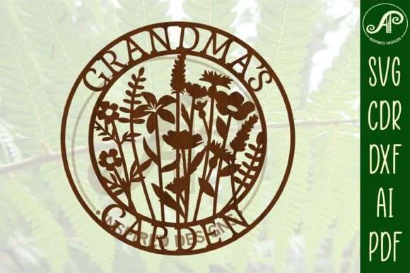 Download Grandma Garden Sign SVG Cut File - Garden sign Collection