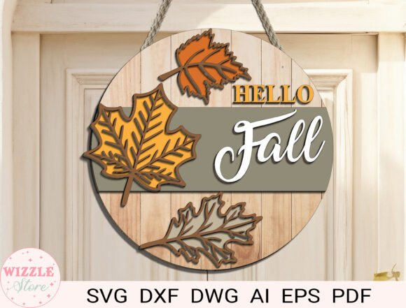 Download Fall Welcome Sign Laser Cut Files - Cut files Collection