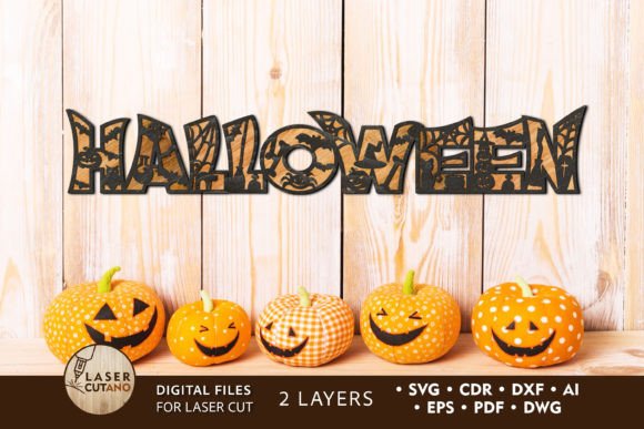 Download HALLOWEEN, Cut Template, Laser Cut Files - Cut files Collection