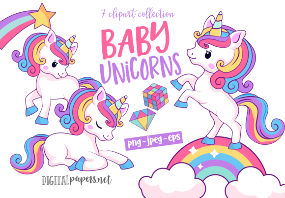 Download Baby Magical Unicorns - Unicorns Collection