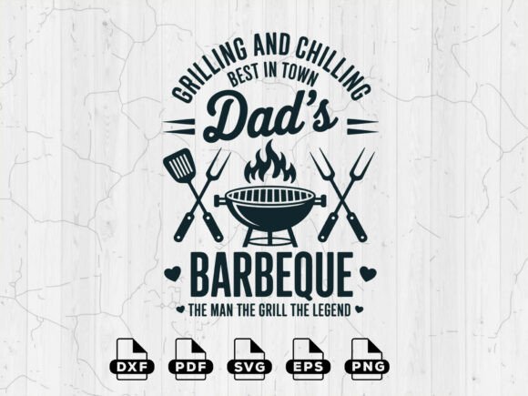 Download BBQ SVG, Dad's Bar and Grill Cut Files - Cut files Collection