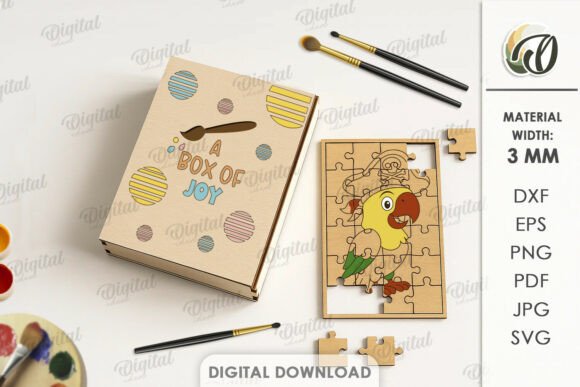 Download Paintable Wooden Puzzle Laser Cut - Wooden puzzle Collection