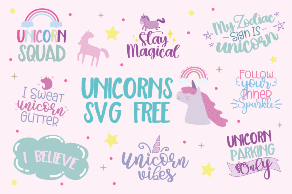 Download Unicorns SVG Free - Unicorns Collection