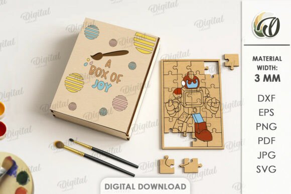 Download Paintable Wooden Puzzle Laser Cut - Wooden puzzle Collection