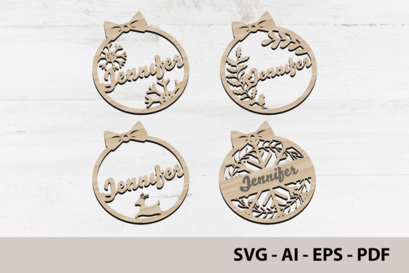 Download Laser Cut Files Christmas Ornament SVG - Cut files Collection