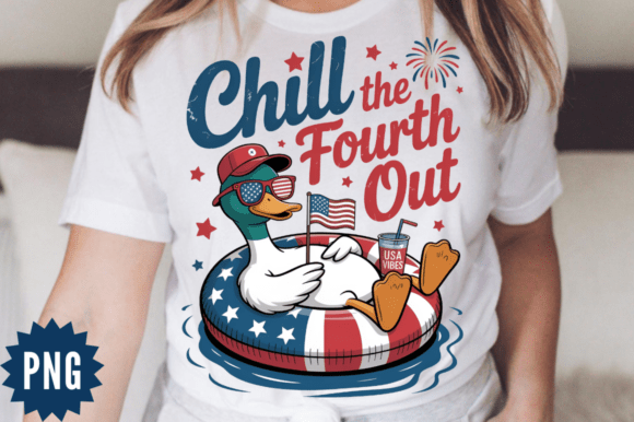 Download Chill Duck USA Float Sublimation Design - Premium Bundle