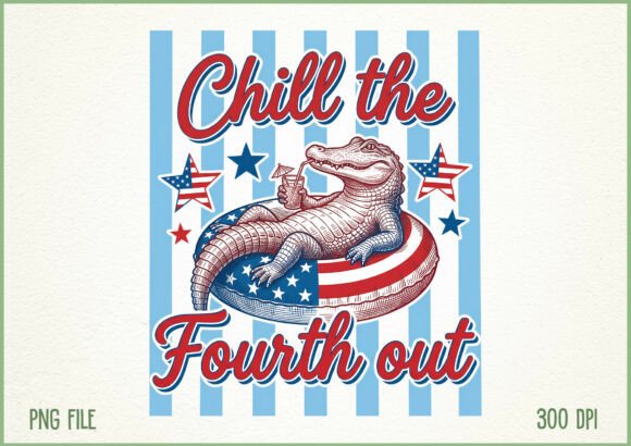 Download Chill the Fourth out Pool Alligator PNG - Chill Collection