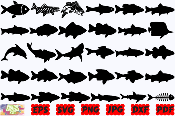 Download Fish SVG | Fish Silhouette | Cut Files - Cut files Collection