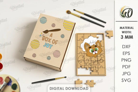 Download Paintable Wooden Puzzle Laser Cut - Wooden puzzle Collection