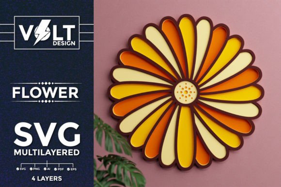 Download Flower 3d Multilayered SVG Cut Files - Cut files Collection