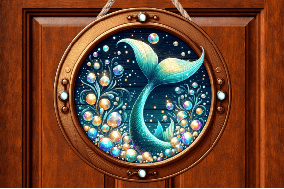 Download Magic Bubbles Mermaid Tail Door Sign - Premium Resources