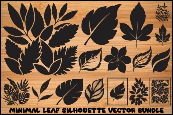 Download Botanical Silhouette Cut Files for Cricu - Cut files Collection