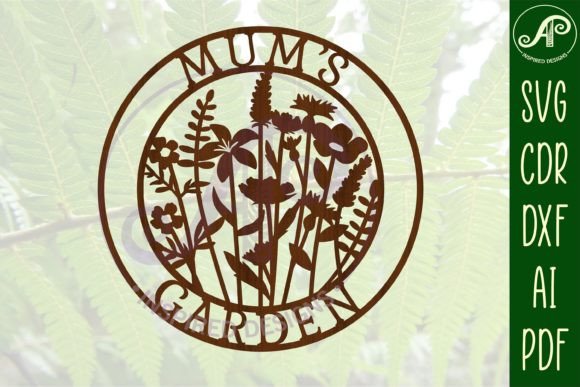 Download Mum Garden Sign SVG Cut File - Garden sign Collection
