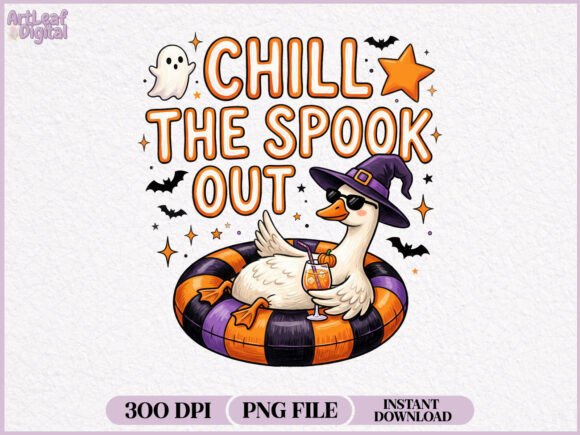 Download Chill the Spook out Halloween Goose PNG - Chill Collection